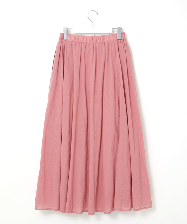 カラー ロングスカート