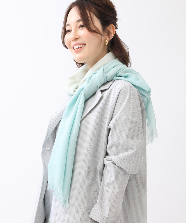 レディース グラデーション ストール【手洗いOK】通販 [0219-23951] - クロコダイル(CROCODILE) 公式通販サイト