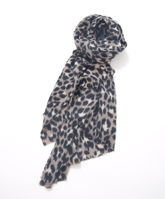レオパード柄 ストール