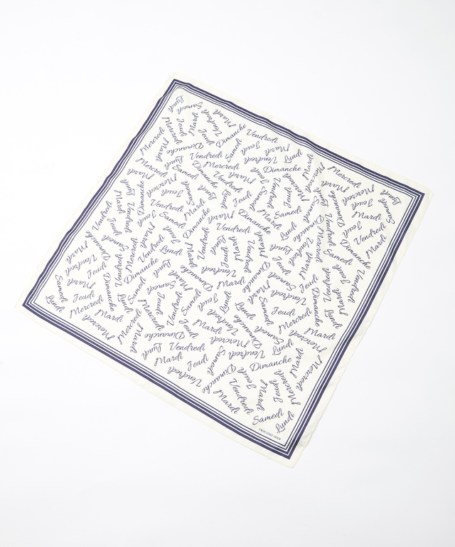 フレンチ レタード スカーフ