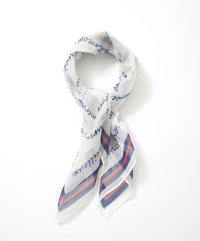 メッセージプリント スカーフ