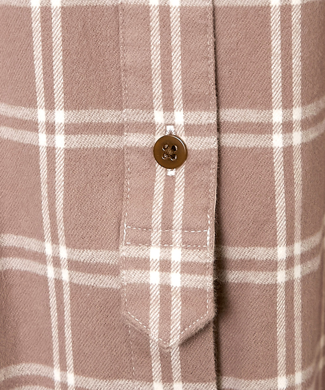 起毛 バンドカラー チュニック