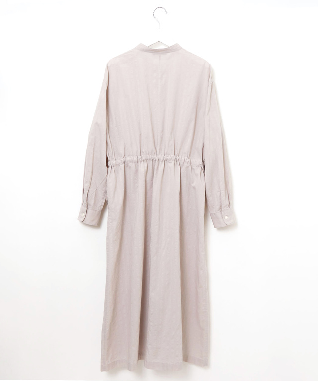 ドビーストライプ シャツワンピース