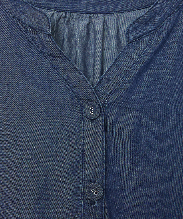 デニムライク ワンピース【オンラインショップ・一部店舗限定】