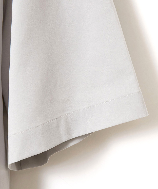 ラッカン素材 バンドカラー チュニック【吸汗速乾】