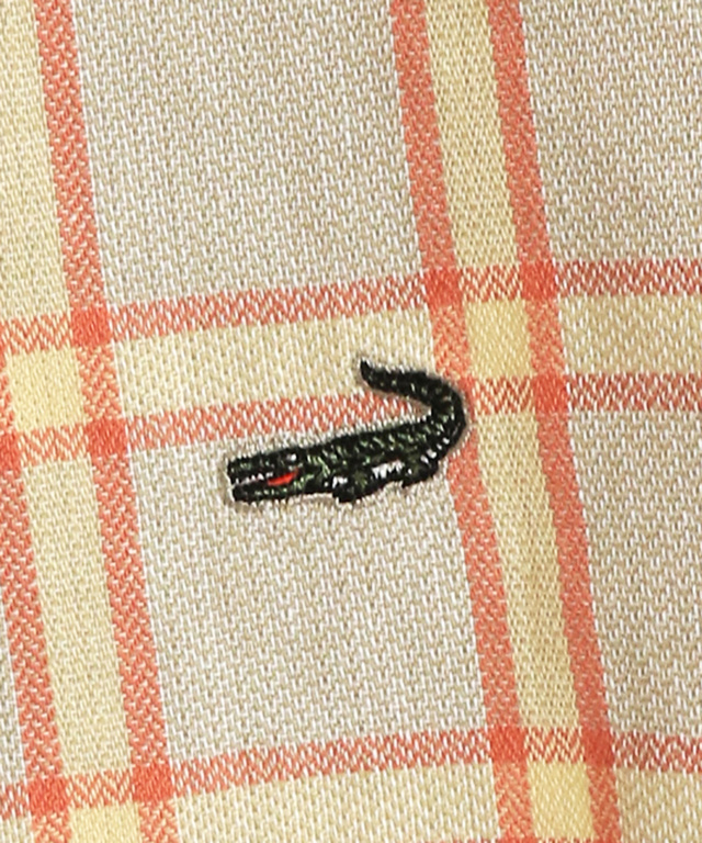 ウッド調ボタン シャツ