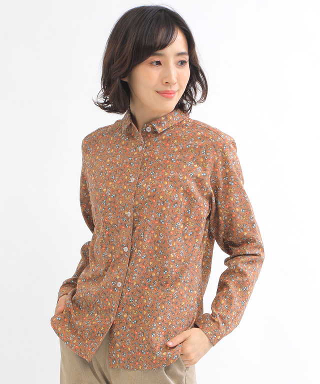 レディース ラフランス柄プリント シャツ通販 0301 クロコダイル Crocodile 公式通販サイト