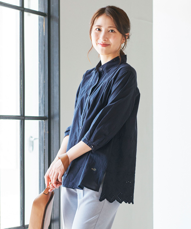 バック刺繍 シャツ
