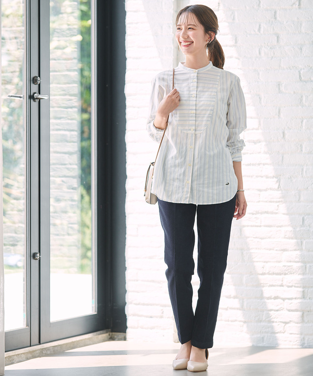 【KISS THE CLUB】キスザクラブ 羽織り ブラウス【F】ストライプ