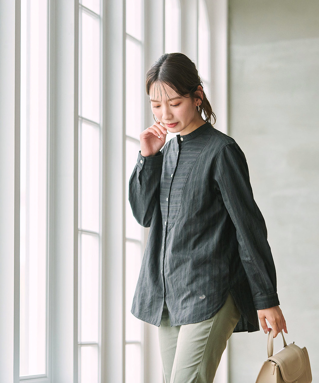 【KISS THE CLUB】キスザクラブ 羽織り ブラウス【F】ストライプ