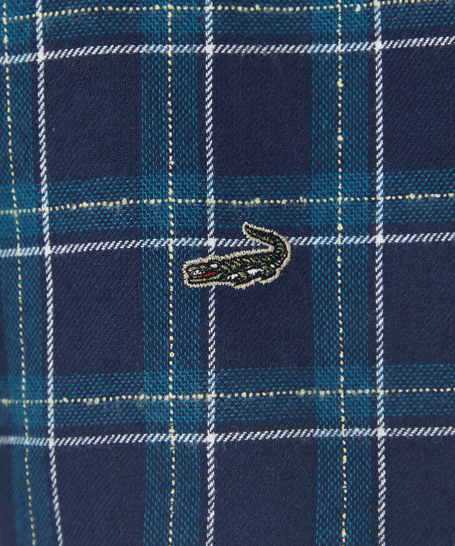 リングヤーン チェック柄 ブラウス