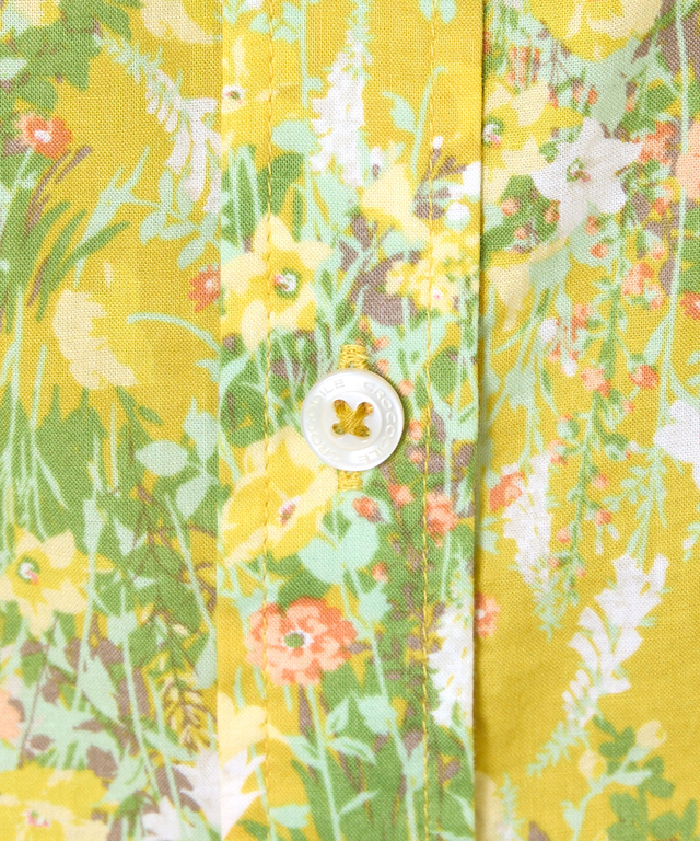 コットン フラワープリント ブラウス【一部店舗限定】