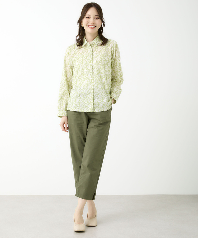 花柄 長袖 ブラウス【JAPAN FABRIC】