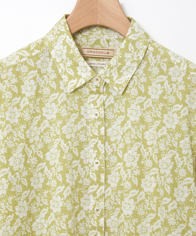 花柄 長袖 ブラウス【JAPAN FABRIC】