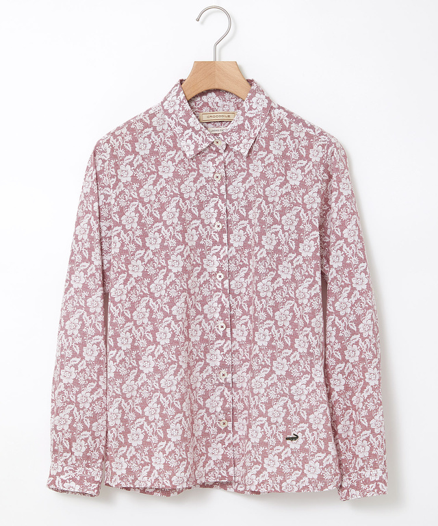 花柄 長袖 ブラウス【JAPAN FABRIC】