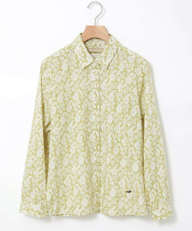 花柄 長袖 ブラウス【JAPAN FABRIC】