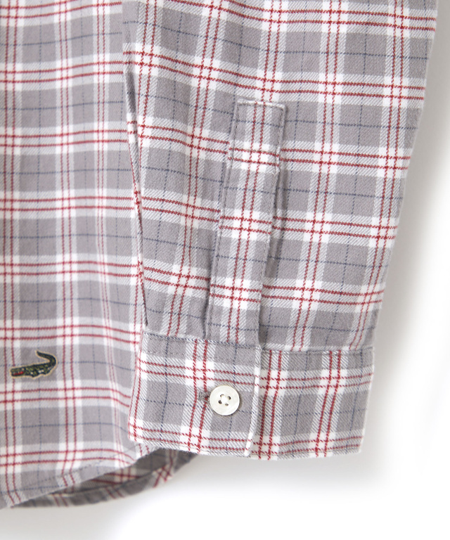 フランネル チェック ブラウス