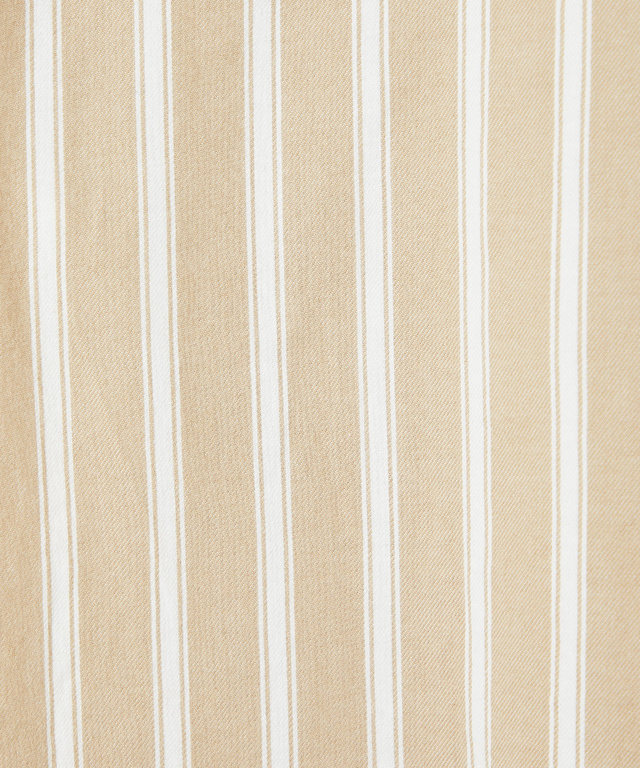 バンドカラー ストライプ ブラウス【一部店舗限定】