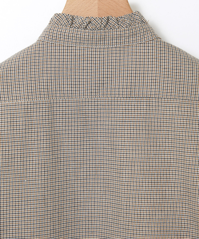 フリルカラー コットン ブラウス【一部店舗限定】