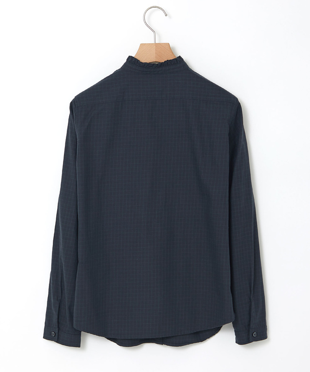 フリルカラー コットン ブラウス【一部店舗限定】