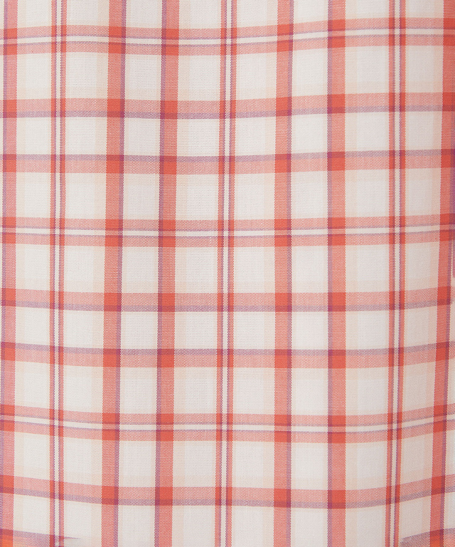 ノンアイロン チェック ブラウス【シワになりにくい】