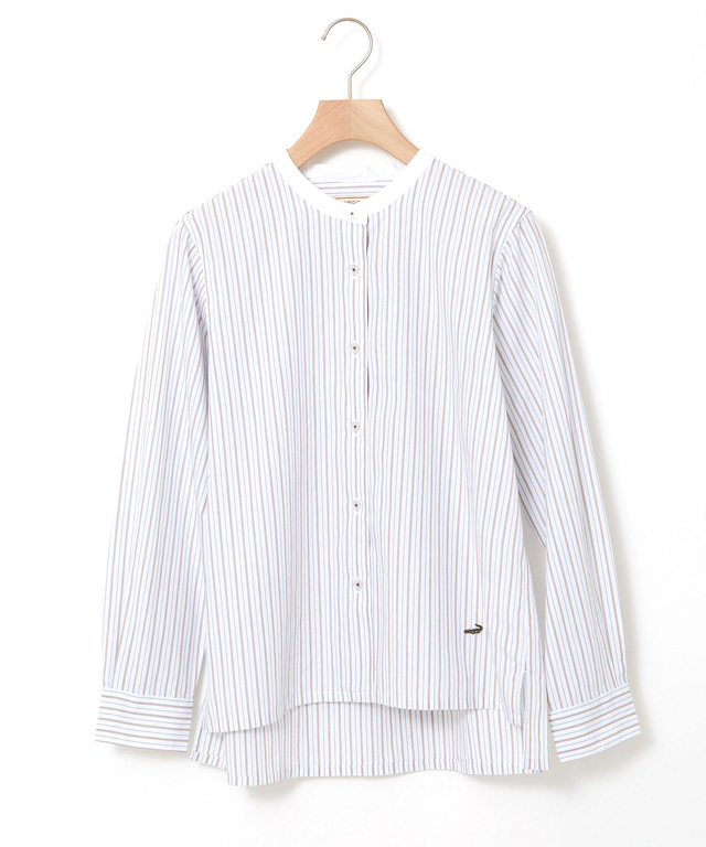 クレリック ストライプ ブラウス