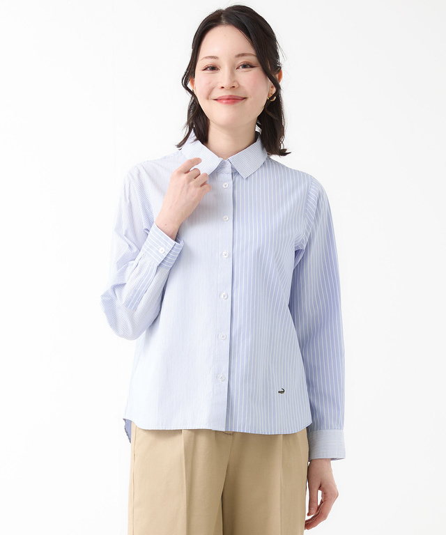 クレイジー ストライプ ブラウス