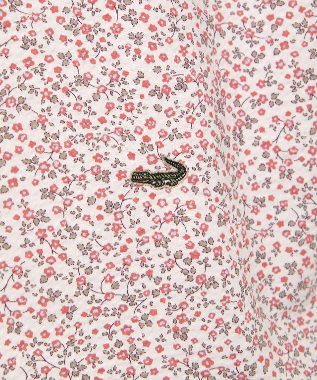 フリル襟 小花柄 ブラウス