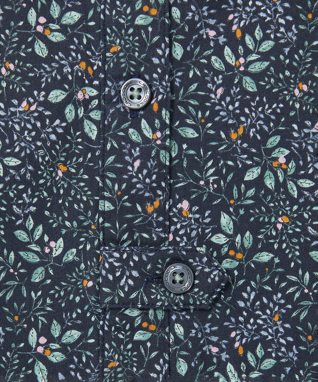 リーフ柄 プルオーバー ブラウス【オンラインショップ・一部店舗限定】