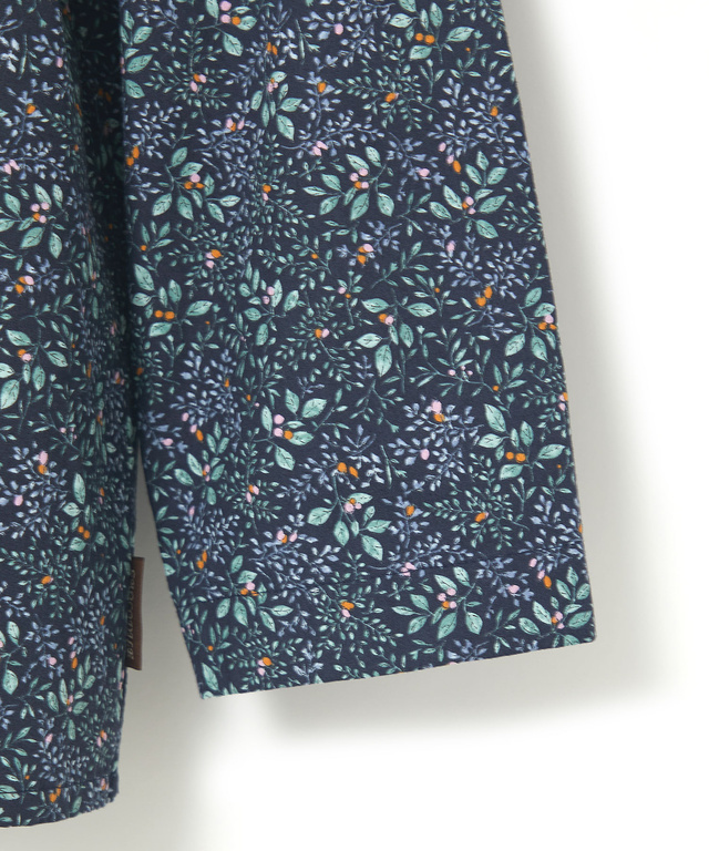 リーフ柄 プルオーバー ブラウス【オンラインショップ・一部店舗限定】