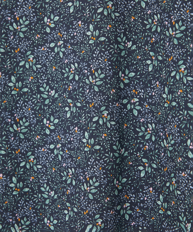 リーフ柄 プルオーバー ブラウス【オンラインショップ・一部店舗限定】