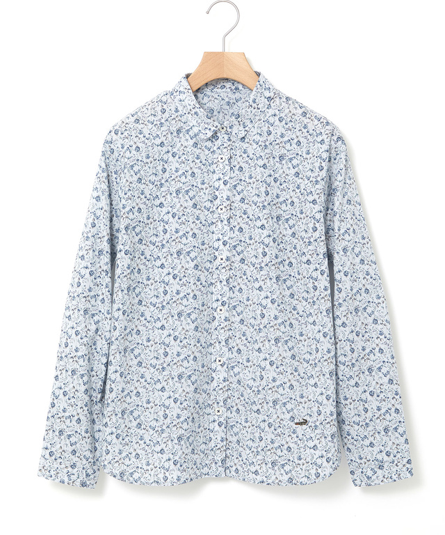 フラワープリント ブラウス【オンラインショップ・一部店舗限定】