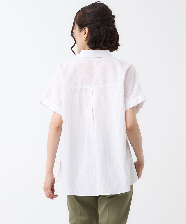 ドルマンスリーブ スキッパー ブラウス