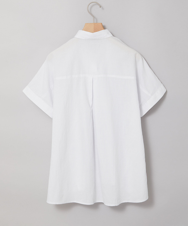 ドルマンスリーブ スキッパー ブラウス