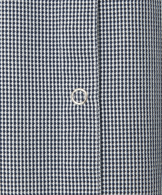 メッシュ 七分袖 ブラウス