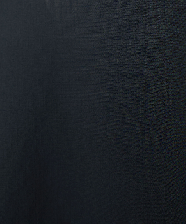 バンドカラー 七分袖 ブラウス