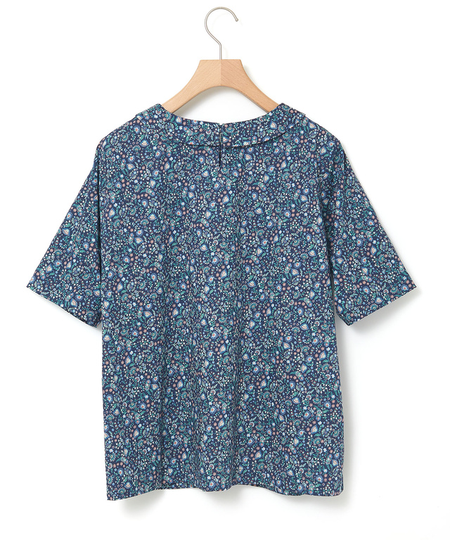 花柄プリント 半袖 ブラウス【オンラインショップ・一部店舗限定】