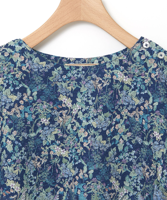 ミラクルウェーブ 花柄 ブラウス【オンラインショップ・一部店舗限定】