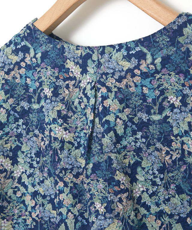 ミラクルウェーブ 花柄 ブラウス【オンラインショップ・一部店舗限定】