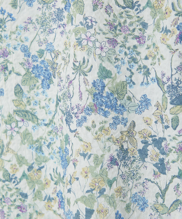 ミラクルウェーブ 花柄 ブラウス【オンラインショップ・一部店舗限定】