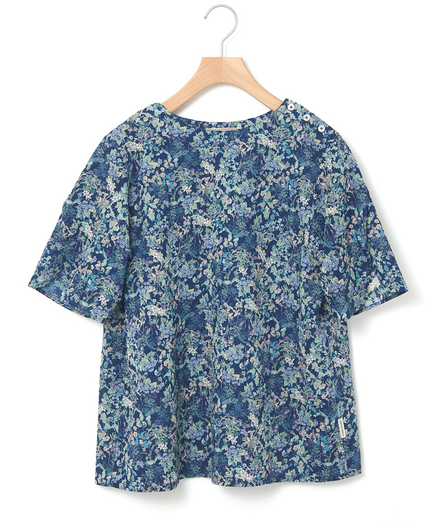 ミラクルウェーブ 花柄 ブラウス【オンラインショップ・一部店舗限定】