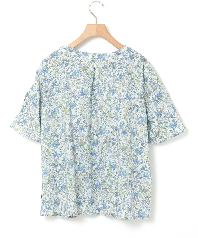 ミラクルウェーブ 花柄 ブラウス【オンラインショップ・一部店舗限定】