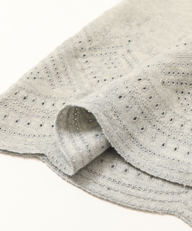 裾刺繍チュニック