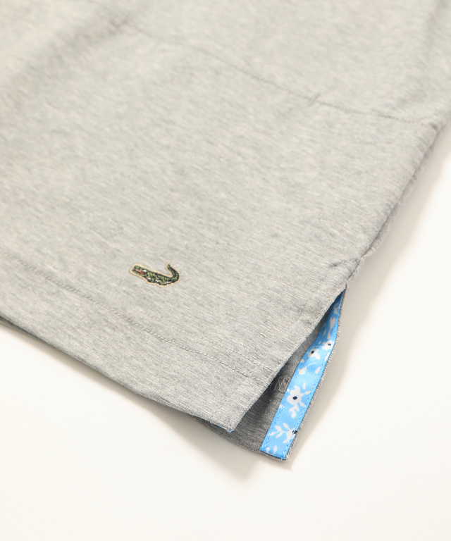 スノーリネンハイネックTシャツ【綿麻素材】