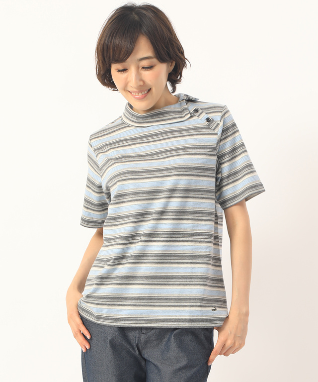 デザイン衿Tシャツ