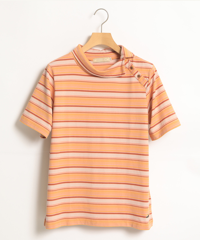 デザイン衿Tシャツ