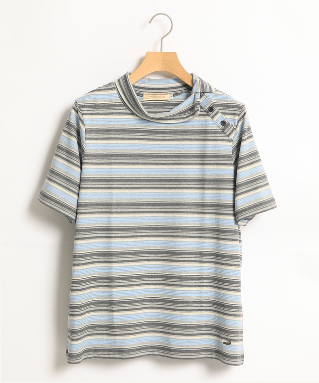 デザイン衿Tシャツ