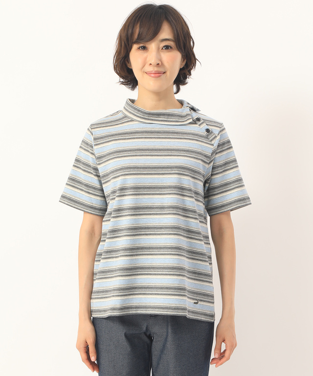 デザイン衿Tシャツ