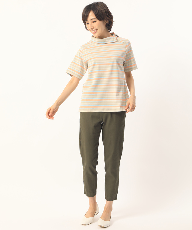 デザイン衿Tシャツ