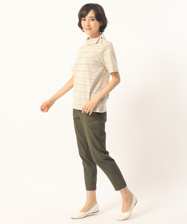 デザイン衿Tシャツ
